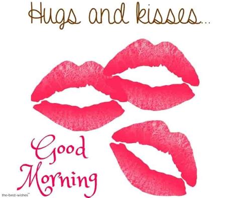 good morning hug kiss